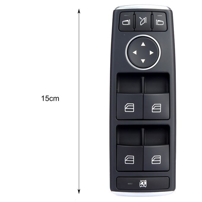Window Switch Easily Install Wide Compatible ABS-Black
