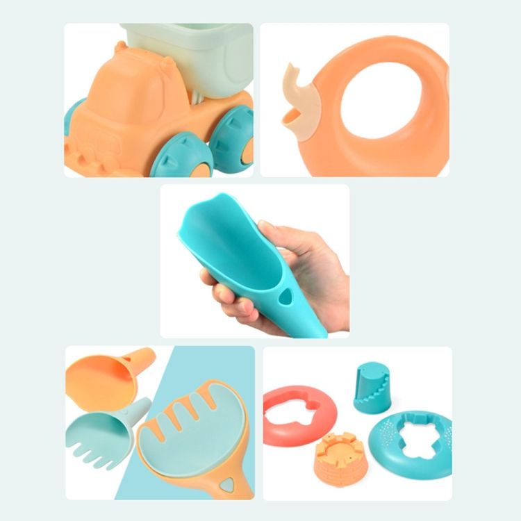 5 In 1 Soft Silicone Material Children Play Water Toy Set