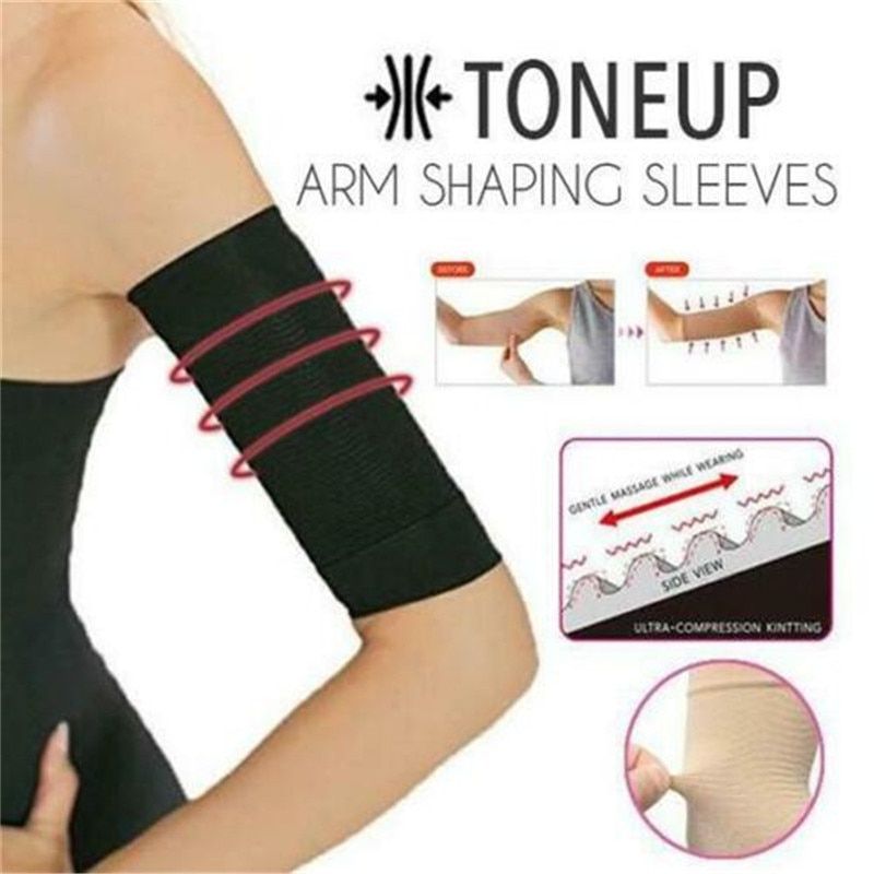 1pair Slimming Compression Arm Shaper Slimming Arm Belt Hel