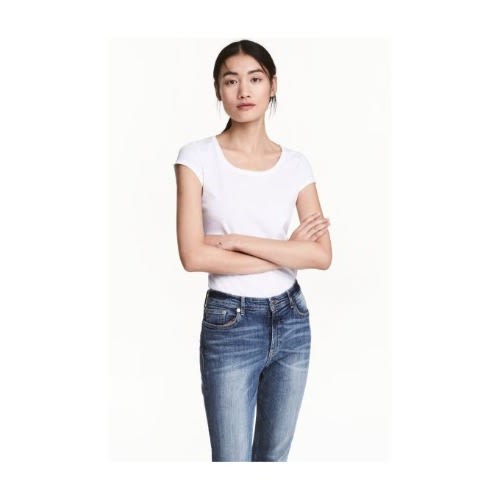 Ladies Organic Cotton Tee - White