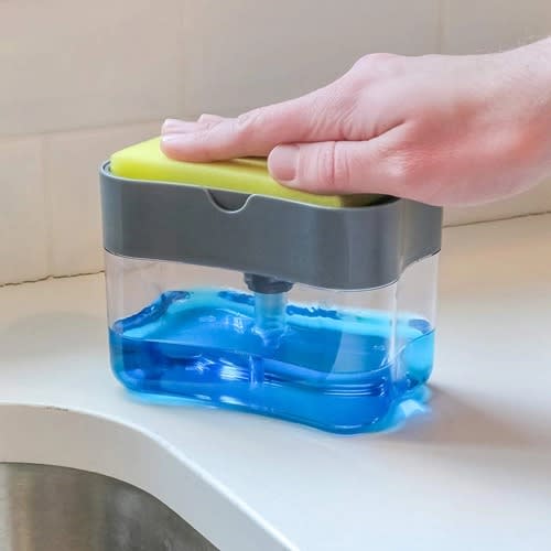 Soap Pump Dispenser And Sponge Holder
