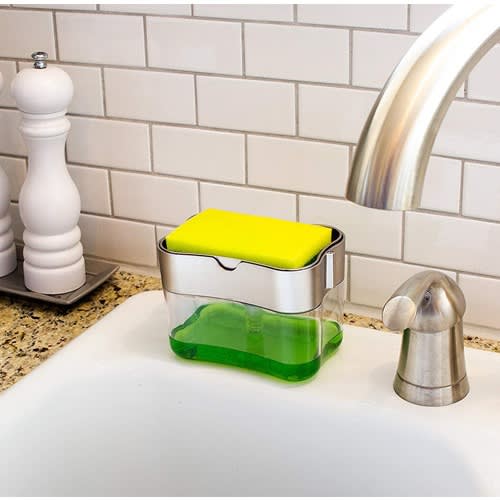 Soap Pump Dispenser And Sponge Holder