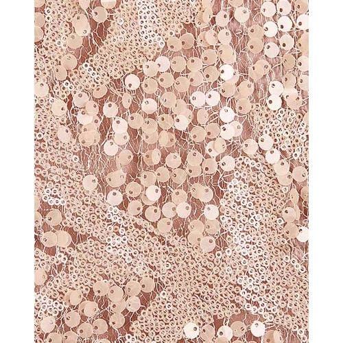 Sequin Cold Shoulder Top-Nude