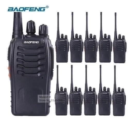 Two-way Radio Bf-888s Walkie Talkie Uhf 5w 16ch - 10 Pieces