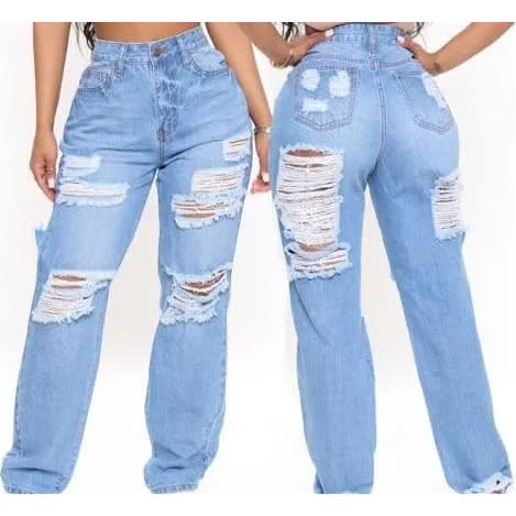 Ripped Boyfriend Jean