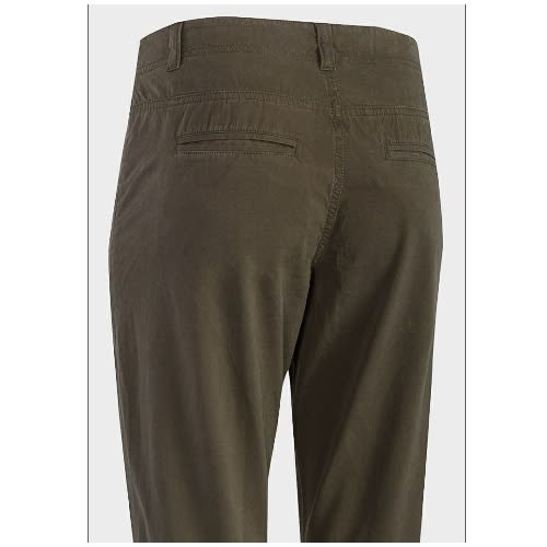 Ladies Turn Up Cuff Chino Trousers - Mink