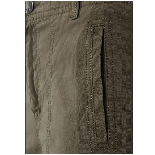 Ladies Turn Up Cuff Chino Trousers - Mink