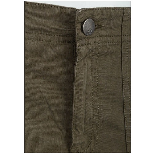 Ladies Turn Up Cuff Chino Trousers - Mink