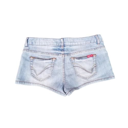 Ladies Stonewash Stretchy Denim Short