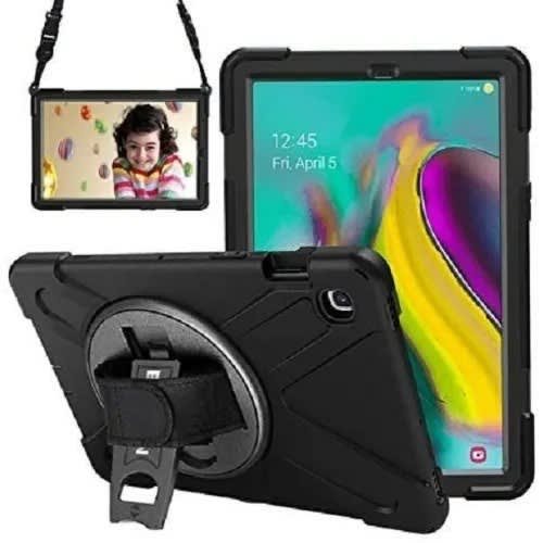 Rugged Full Body Leather Shockproof Magnetic Stand Case For Samsung Tab S5e 10.5 Sm T720/t725.