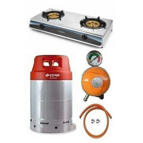 12.5kg Gas Cylinder Gas Cooker+free Regulator,Hose,Clips