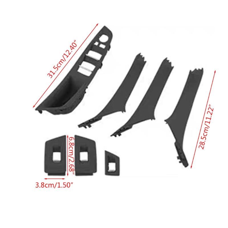 7pcs Interior Door Handles for -F10 F18 Car Window Lift  Armrest Panel