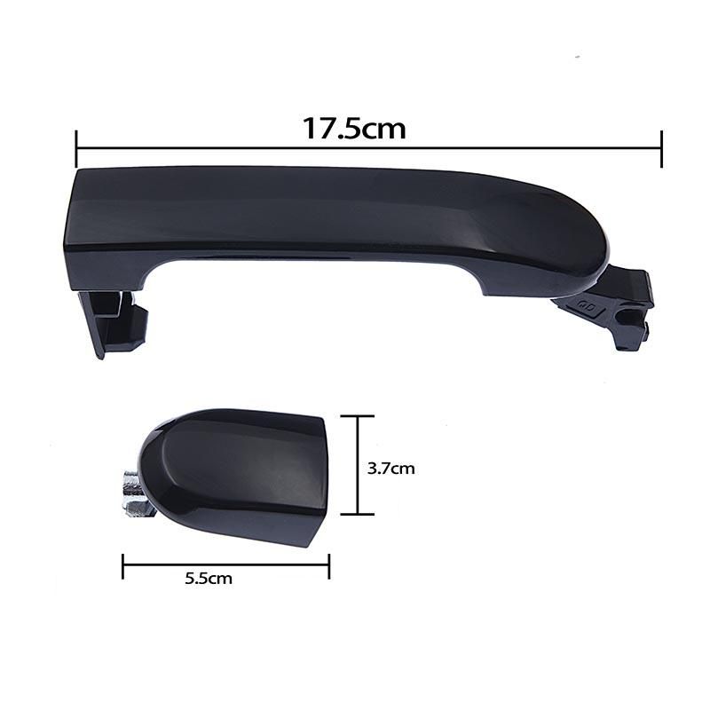 Front Left Right Car Outside Outer Exterior Door Handles Handle For Nissan Versa 2007 2008 2009 2010 2011 2012