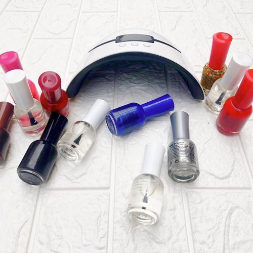 36W UV LAMP NAIL DRIER WITH FREE 12PCS  OF NAIL POLISH