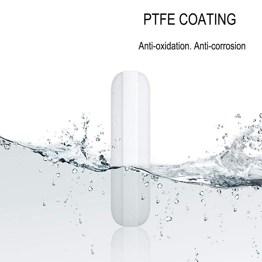 10 Pieces PTFE Magnetic Stirrer Mixer Stir Bar Laboratory