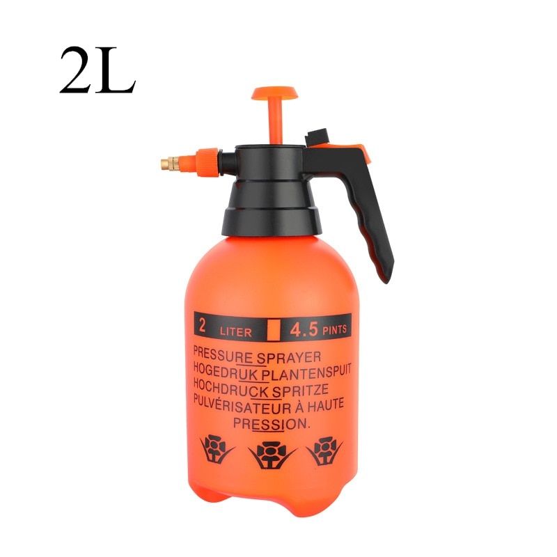 Spray Bottle Mist Air Compression Pump Watering Bottle Gardening Fertilizers Manual Air Pressure Spray Can Sprayer 2L