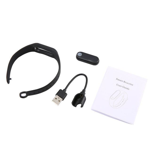 0.42 In H O  Smartband Heart Rate Monitor Time Display Smartband-black