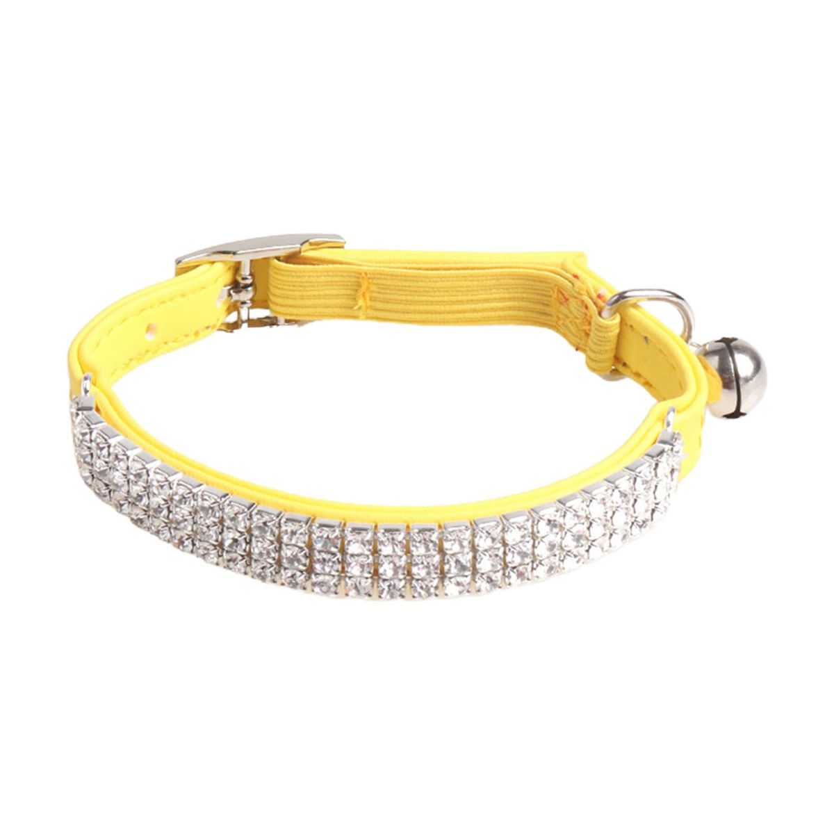Pet Collar Kitty Tiny Dog Collar Pet Decoration Yellow