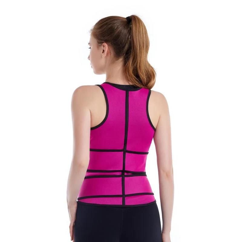 Ladies/Women Waist Trainer Adjustable Corset Vest Body Shaper -PINK