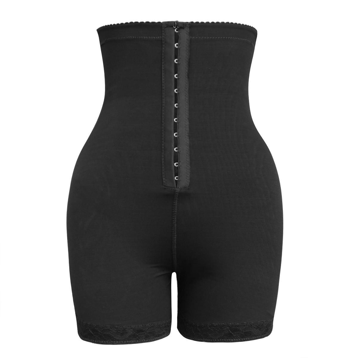 Women High Waist Shaping  Slimming Tummy Belly Control Underwear Breasted  Lifter Body Shaper Thighs Lace Fajas