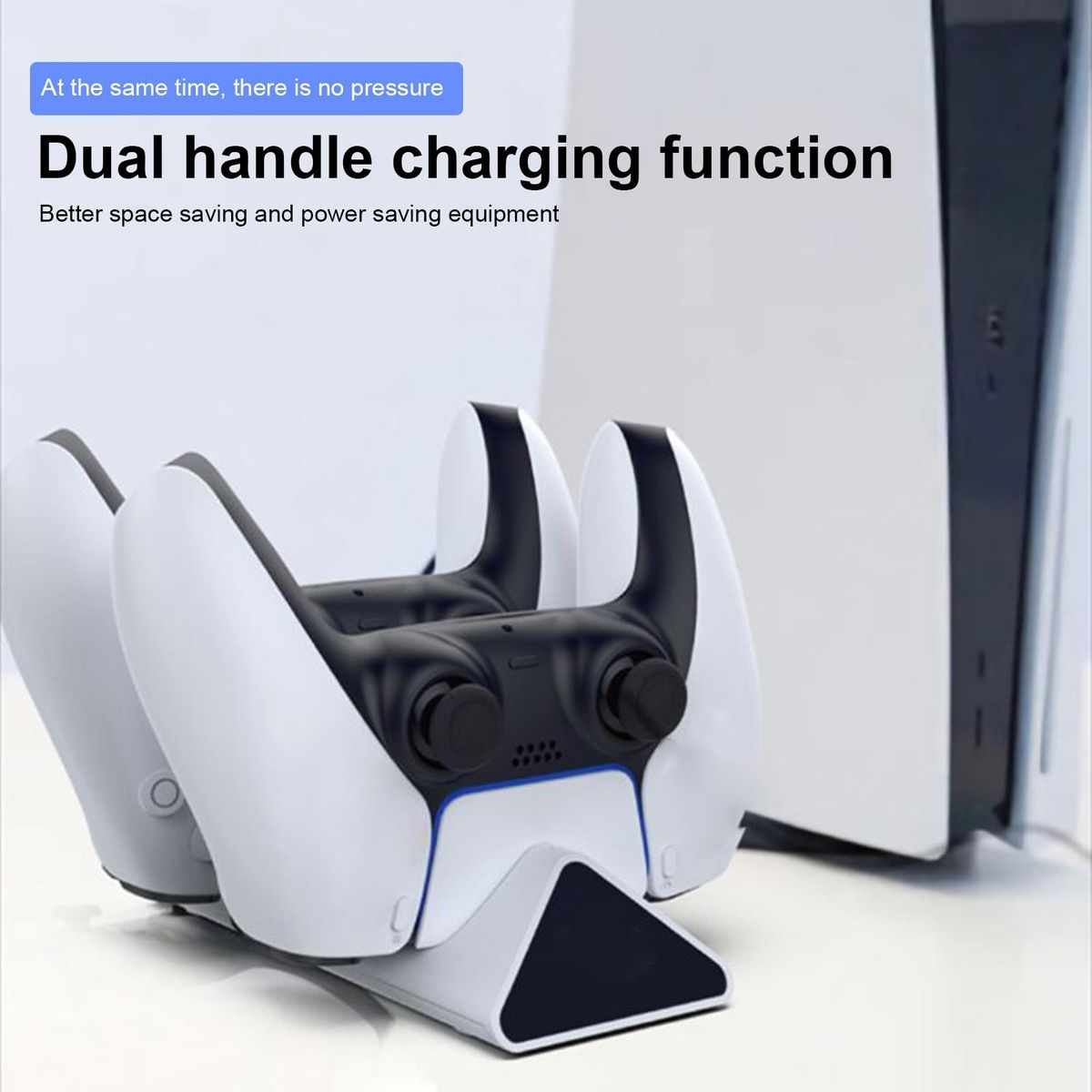Controller Charging Station Wireless Game Hand Grip Charging Station White