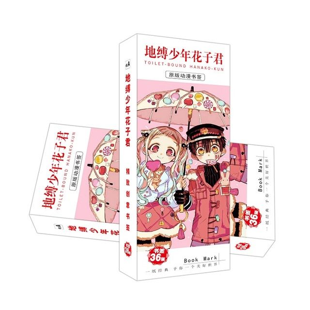 36pcs/set Anime Toilet-Bound Hanako-Kun Paper Bookmark Diy