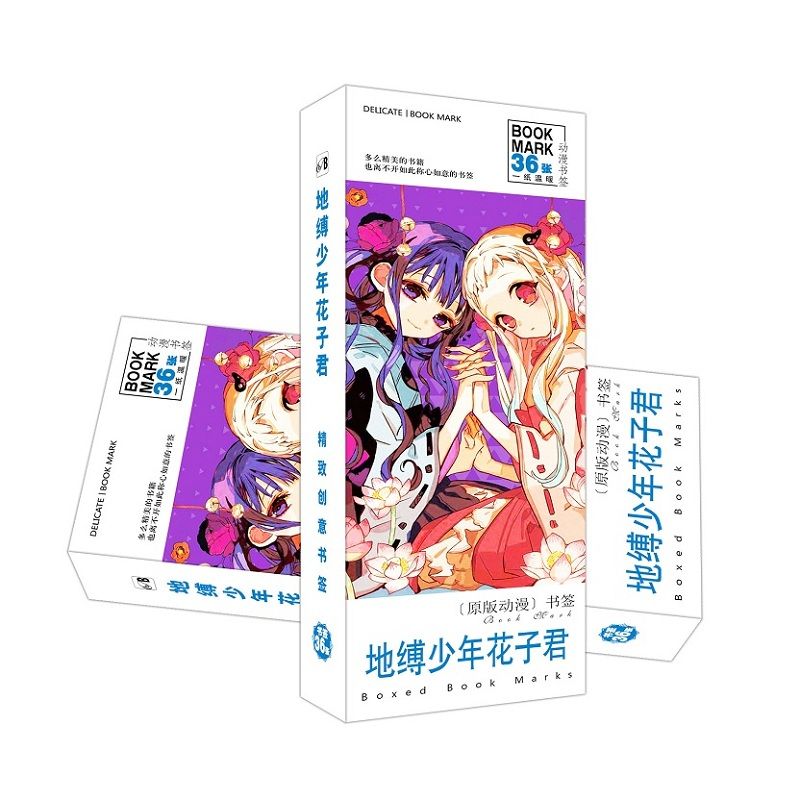36pcs/set Anime Toilet-Bound Hanako-Kun Paper Bookmark Diy