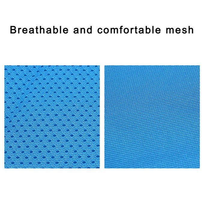 Nylon Mesh  At Harness Refle Tive Dog Vest Harness & Leash Set For Walking-blue-S