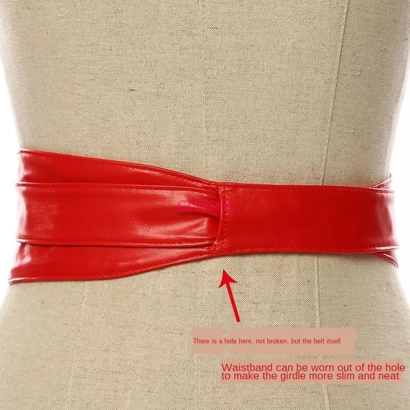 Waist Leather Stylish  Genuine Leather Wrapping Belt