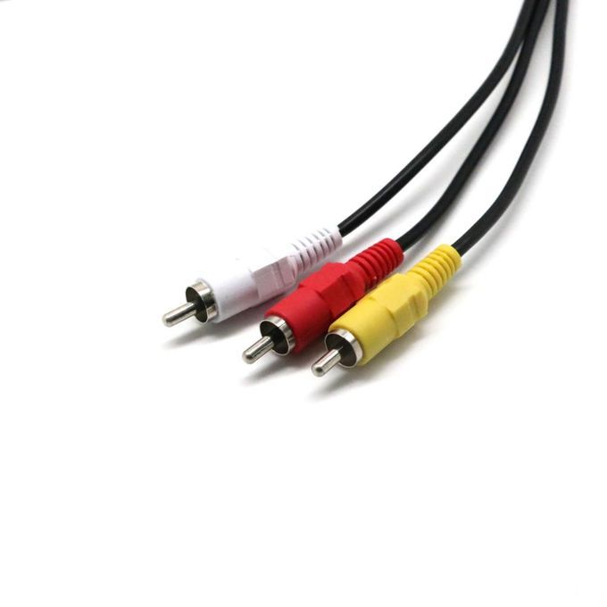 USB To 3 RCA Video AV A/V Splitter Cable +Female To Female 3 RCA