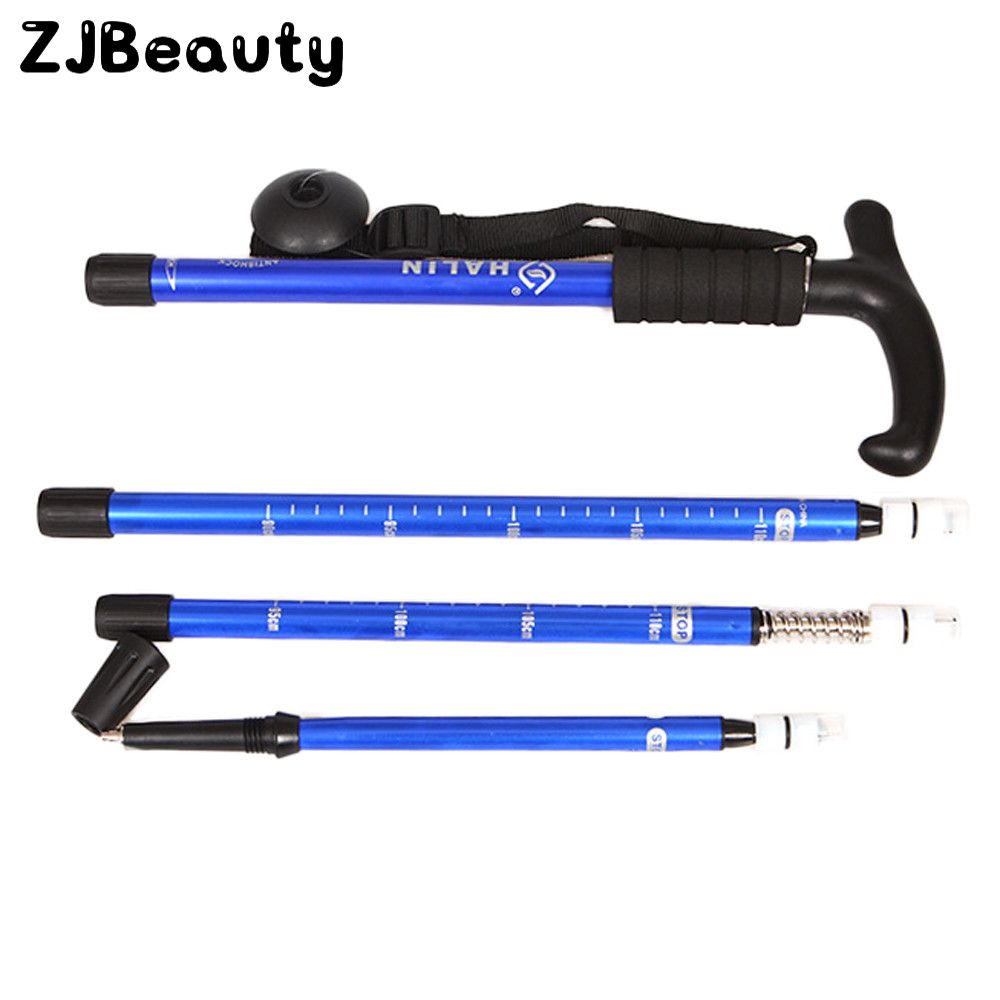 Retractable T-Handle Mountaineering Stick Telescopic Baton