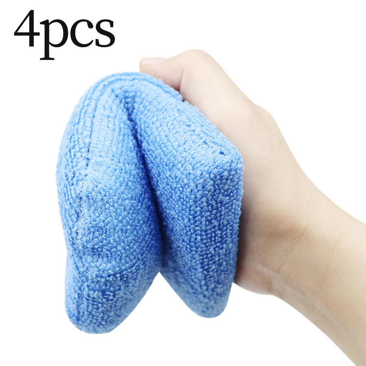 Pocket Sponge Fingertips Glove Blue