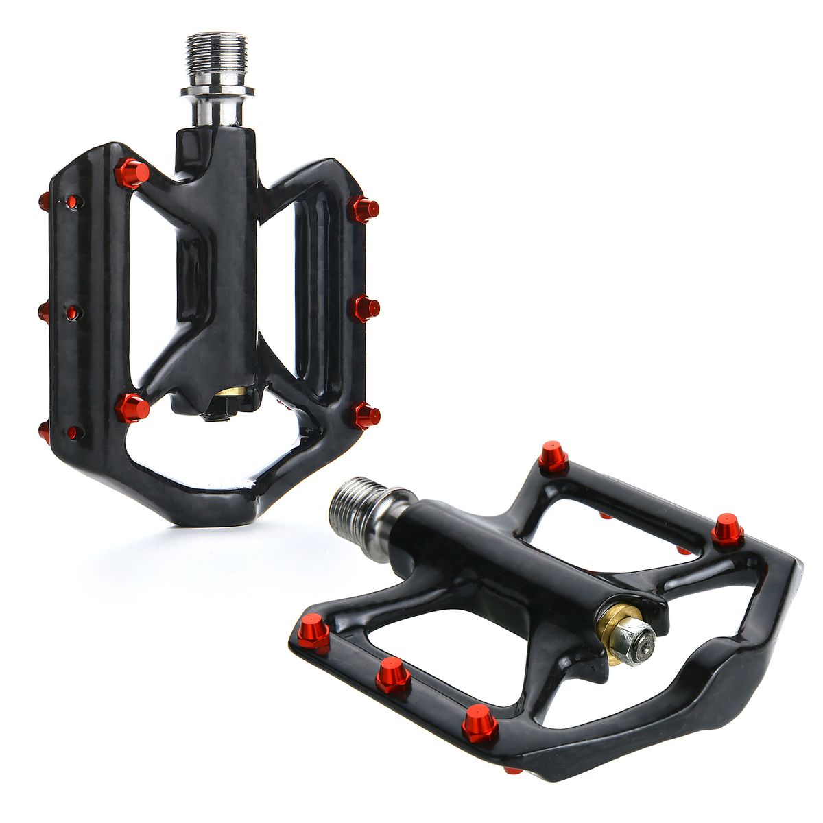 Ultra Light Bike Pedals Lightweight Carbon Fiber Platform