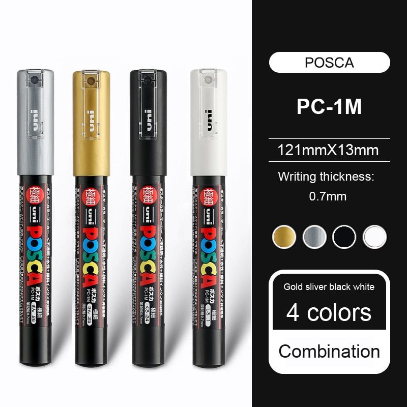 UNI POSCA Series Mark Pen Combination Packing Painting