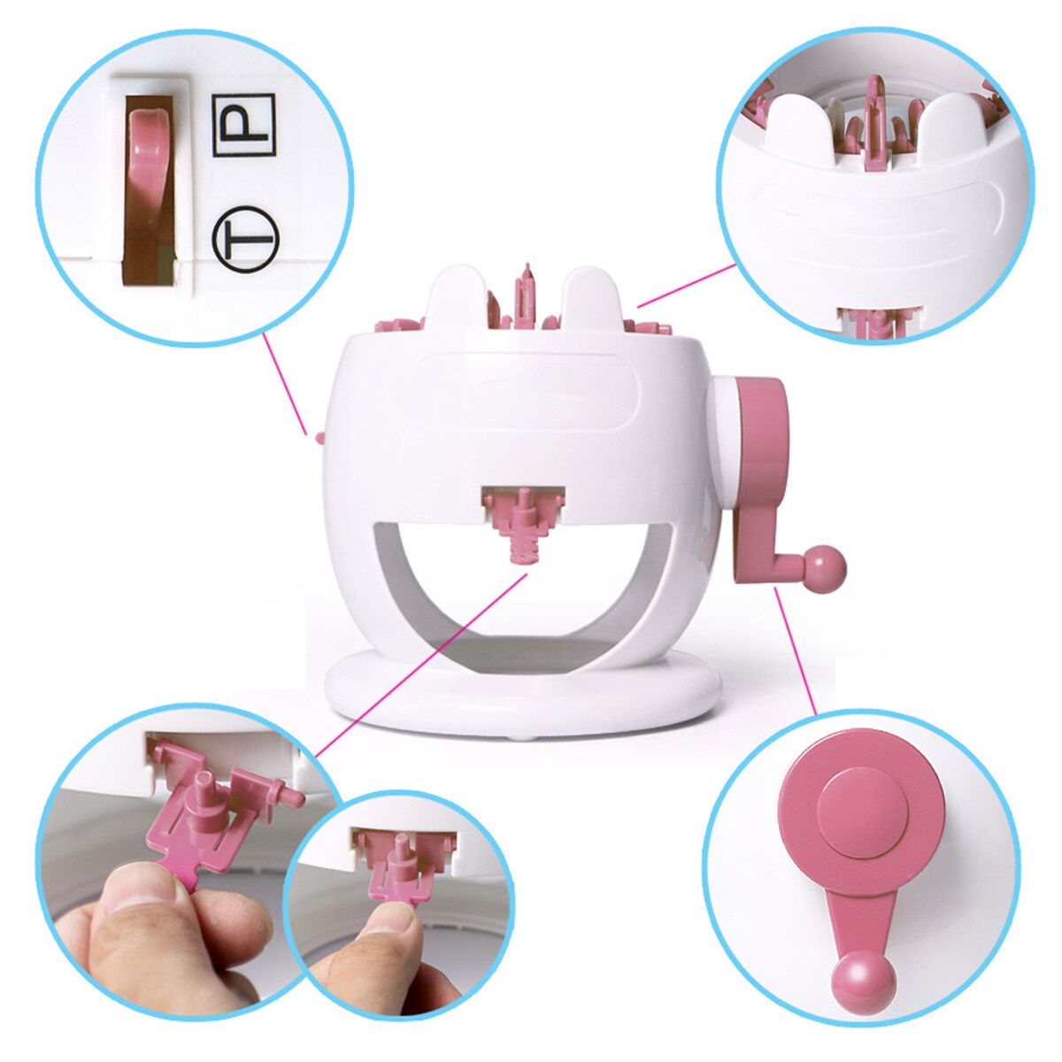 Knitting Machine Kids Knitting Kit Smart Weaver Weaving Loom Toy DIY Scarf Hat Sock Educational Toy
