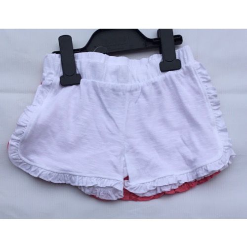 Girls 2 Pack Plain Shorts