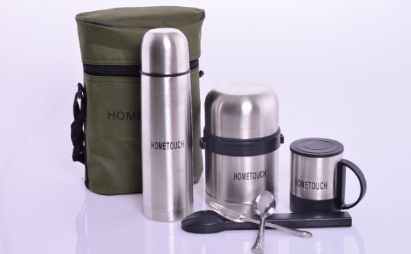 Stainless Steel Food Flask - Set of 5