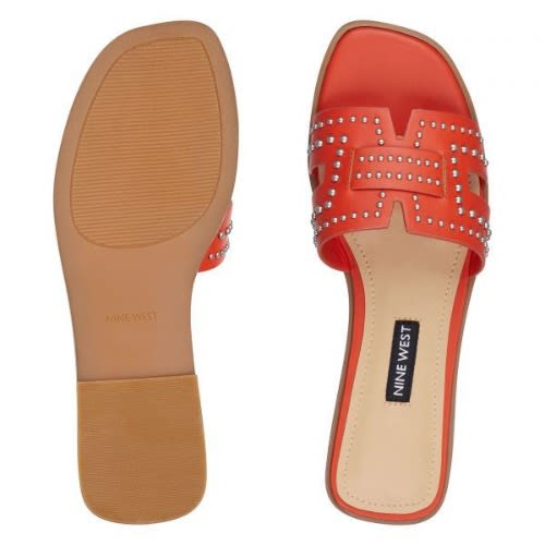 Genesia Slides Burnt Orange