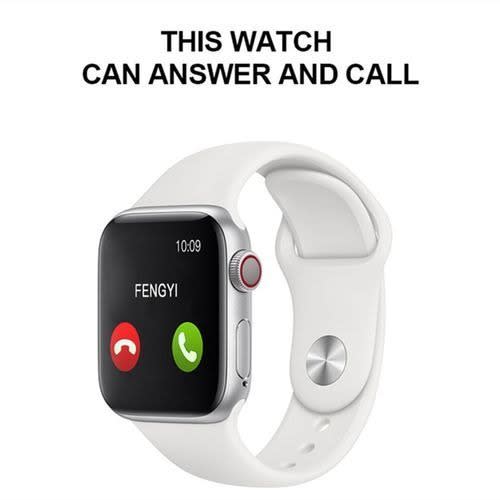 T55 Smart Watch Bluetooth Call Music Player 44mm White