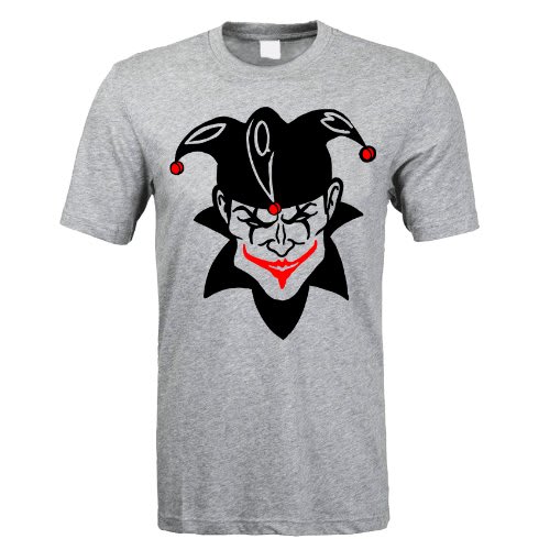 Savage Joker Print Tshirt - Grey