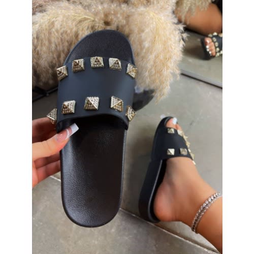 Waterproof Slippers For Ladies - Black