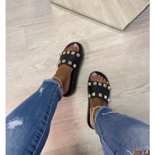 Waterproof Slippers For Ladies - Black