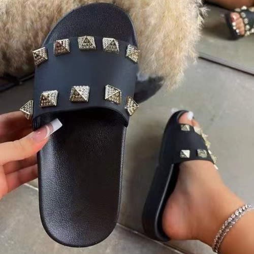 Waterproof Slippers For Ladies - Black