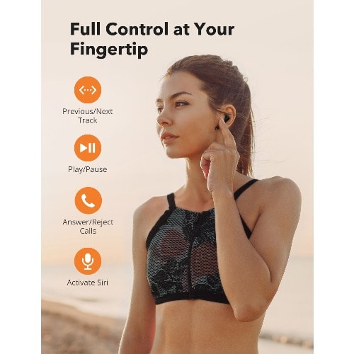 Soundliberty 95 True Wireless Earbuds With Dual Noise-cancelling Technology