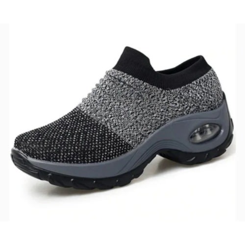 Ladies Casual - Work Out Socks Sneakers - 	Grey