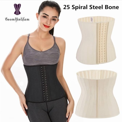 Latex Waist Trainer 25 Steel Bone