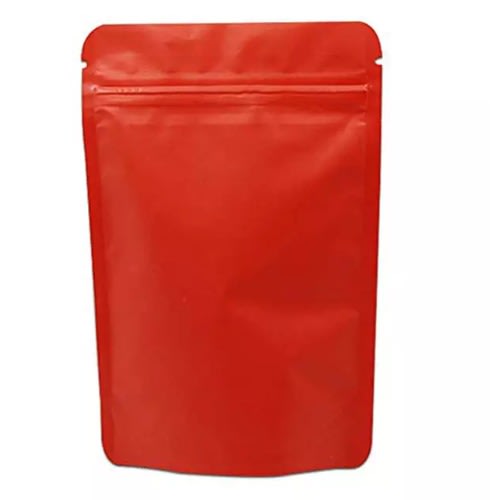 100 Pcs Red 10*15cm Stand Up Packaging Pouch
