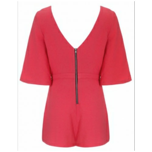 Emfed Rose Wrap Playsuit
