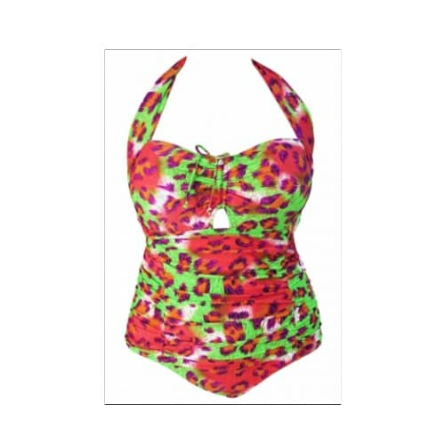 Peacock Plus Size Non Underwire Monokini