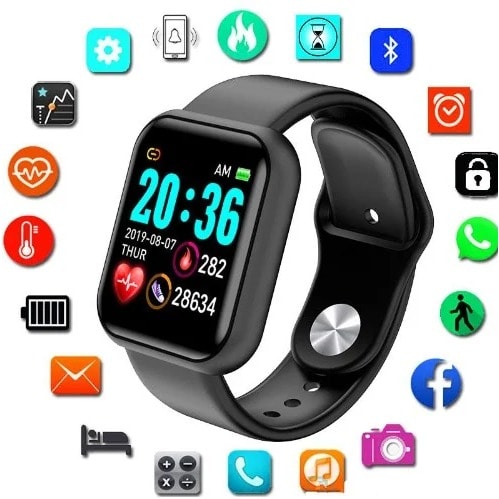 Smart Watch With Heart Rate And Bp Monitoring
